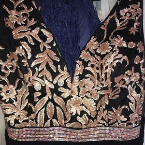 Gorgeous embroidery on this prom dress!